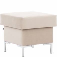 Pufs SOLVO , Hroms/Fabric 17031